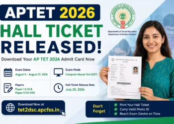 APTET 2026 Hall Ticket