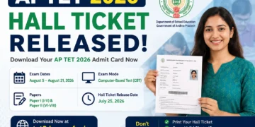 APTET 2026 Hall Ticket