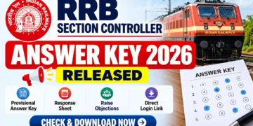 RRB Section Controller Answer Key 2026